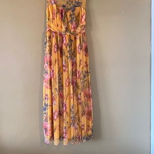 CANDALITE SL FLRL ILLUSION ROUCH WST MESH DRESS